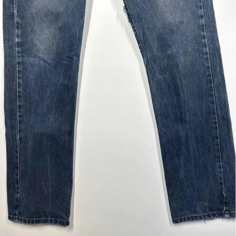 Vintage Levi’s 501 Y2K Men's Button Fly Straight Leg Denim Jeans Black 31x32